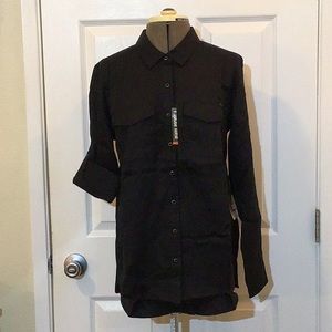 5.11 Black Long Sleeve Button Up SZ Medium